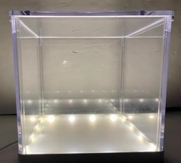 IKEA déco cube lumineux filaire 0,64W blanc 24x24x24cm