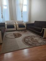 2 canapés 3 personnes + 2 fauteuils, Huis en Inrichting, Stoffering | Tapijten en Vloerkleden, Ophalen, Gebruikt