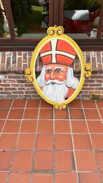 Sinterklaas op houten paneel, Ophalen