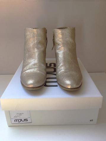 Boots cuir MJUS doré / or P40 beschikbaar voor biedingen