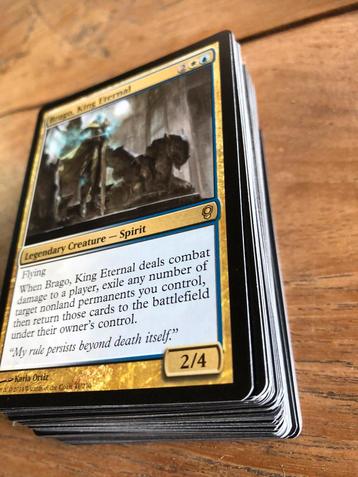 Deck Magic the Gathering blanc/bleu, Enlèvement ou Envoi, Deck game, Foil