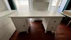 Bureau HEMNES blanc IKEA, Gebruikt, Ophalen of Verzenden, Bureau