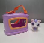 Littlest pet shop transport case + flying squirrel #1663, Ophalen of Verzenden, Gebruikt