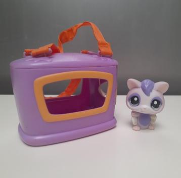 Littlest pet shop transport case + flying squirrel #1663 beschikbaar voor biedingen