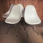 4 chaises de salle à manger Eames DSR, réplique blanche, Eames DSR modern fifties retro, Synthétique, Quatre, Enlèvement