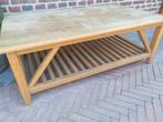 Eiken salontafel, Ophalen of Verzenden, Zo goed als nieuw