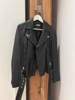 Lederen dames jacket, Kleding | Dames, Jasjes, Kostuums en Pakken, Ophalen, Zo goed als nieuw, Zwart