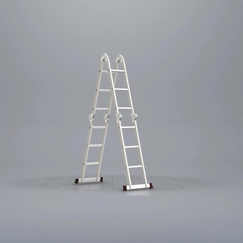 Echelle pliable aluminium Herzberg HG 5002 Etat neuf, Doe-het-zelf en Bouw, Ladders en Trappen, Nieuw, Ladder, 2 tot 4 meter, Opvouwbaar of Inschuifbaar