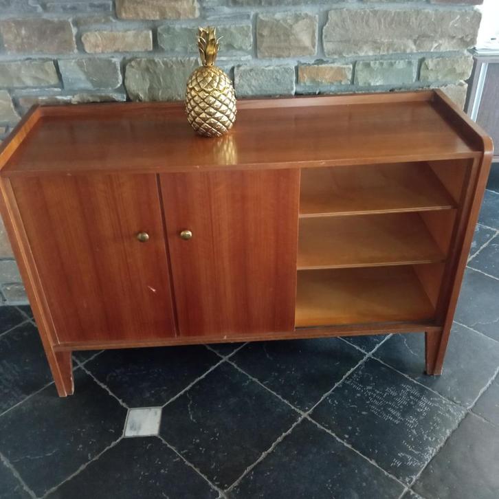 kledingkast met schuifdeuren, Huis en Inrichting, Kasten | Roldeurkasten en Archiefkasten, Gebruikt, Teakhout, Overige houtsoorten