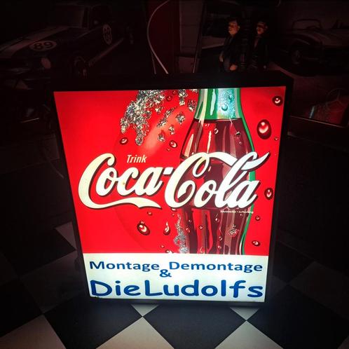 Coca-cola lichtbak " Die Ludolfs ", Verzamelen, Merken en Reclamevoorwerpen, Zo goed als nieuw, Ophalen