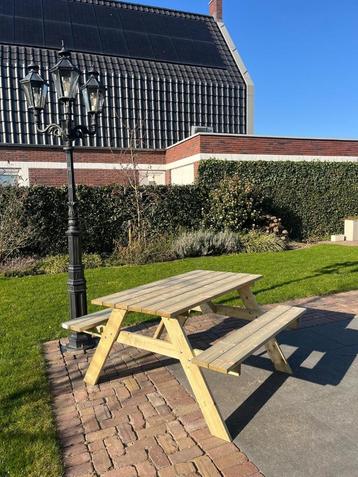 Nieuwe Picknicktafels van 140 cm beschikbaar voor biedingen
