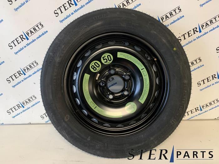 Reservewiel van een Mercedes C-Klasse, Auto-onderdelen, Banden en Velgen, Velg(en), Personenwagen, Gebruikt, 3 maanden garantie