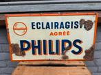Oud PHILIPS reclamebord, Verzamelen, Ophalen of Verzenden, Gebruikt, Reclamebord