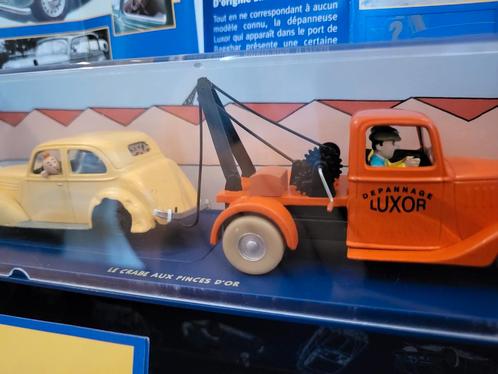 5x Kuifje auto's met blauwe doos en certificaat, Verzamelen, Stripfiguren, Nieuw, Beeldje of Figuurtje, Kuifje, Ophalen of Verzenden