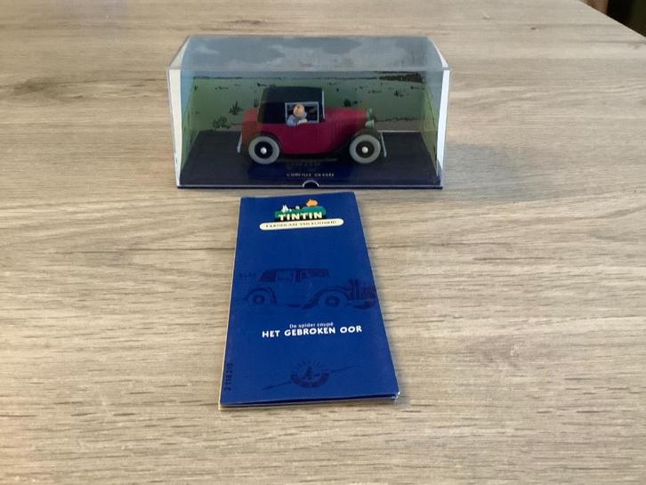 Kuifje miniatuur auto het gebroken oor (Nieuw), Verzamelen, Stripfiguren, Nieuw, Beeldje of Figuurtje, Kuifje, Ophalen of Verzenden