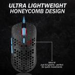 HK Gaming Mira M Ultra Lightweight RGB Gaming Mouse, Bedraad, Nieuw, Rechtshandig, HK Gaming