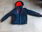 Superdry warme skijas te koop. Donkerblauw/oranje, Ophalen, Maat 56/58 (XL)
