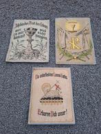 3 religieuze kartonnen borden platen schoolplaten, Antiek en Kunst, Ophalen