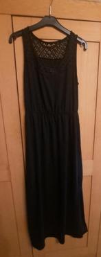 Zwart lang mouwloos zomerkleed maat S/M, Ophalen, Maat 38/40 (M), Zwart