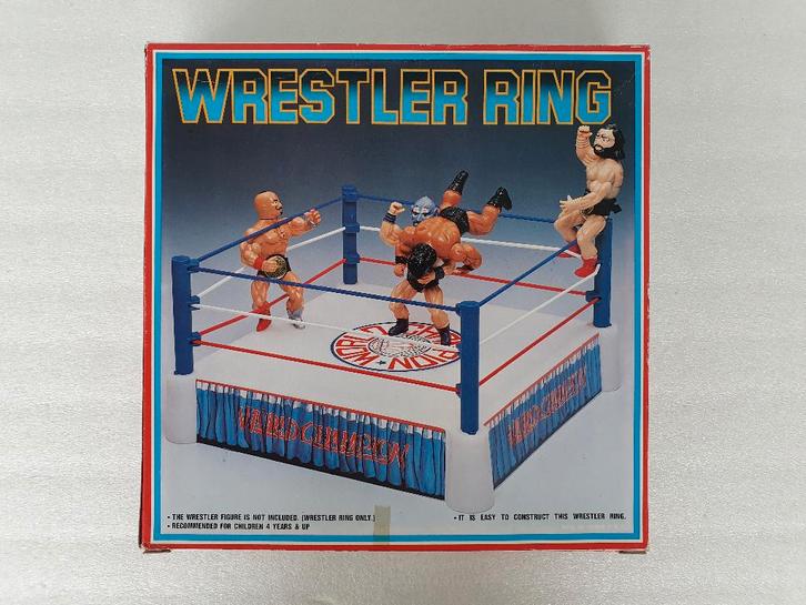 Vintage KO Wrestler Ring, Kinderen en Baby's, Speelgoed | Actiefiguren, Gebruikt, Ophalen of Verzenden