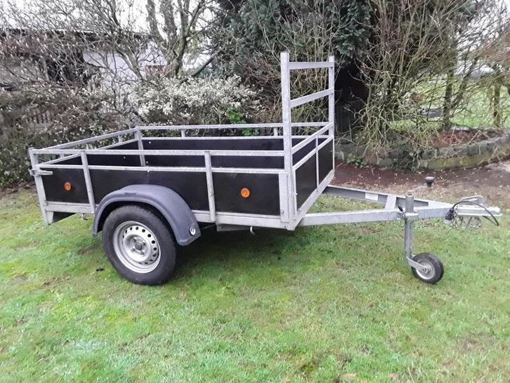 Aanhangwagen enkelas 750kg, Auto diversen, Aanhangers en Bagagewagens, Zo goed als nieuw, Ophalen