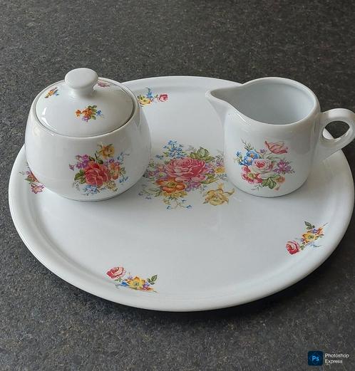 Set Pocelaine de Baudour, Antiek en Kunst, Antiek | Servies los, Ophalen of Verzenden
