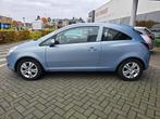 Opel Corsa 1.2i 2010 152.000 Airco + Garantie, Zwart, Electronic Stability Program (ESP), Blauw, 1229 cc