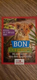 Bon planckendael Mechelen en bon zoo Antwerpen, Enlèvement ou Envoi, Neuf