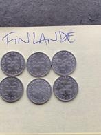 Devise FINLANDE: 6 x 1 penny: 1974, Ophalen of Verzenden, Overige landen, Losse munt