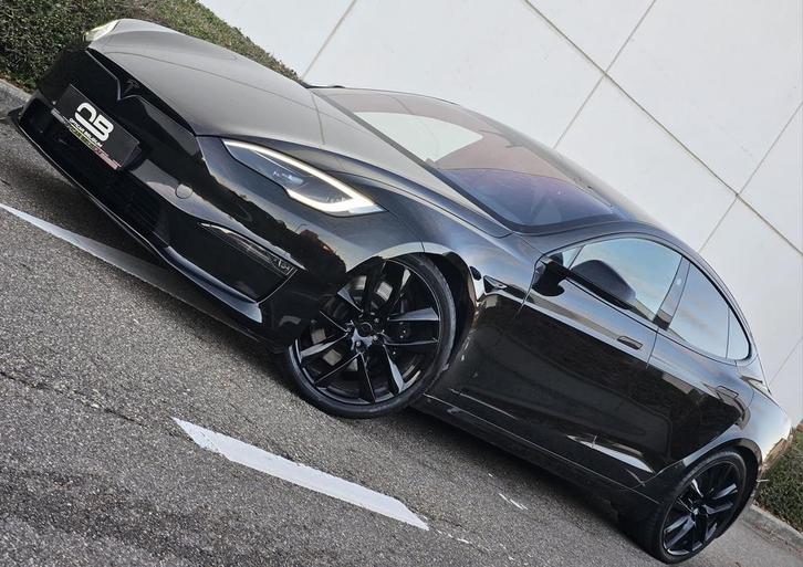 *** Tesla S Plaid - Yoke - 03/2023 - AP - Garantie ***, Auto's, Tesla, Bedrijf, Te koop, Model S, 360° camera, 4x4, ABS, Achteruitrijcamera