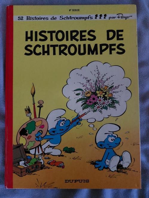 Schtroumpfs T.8 Histoires de Schtroumpfs - Réédition (1973), Boeken, Stripverhalen, Gelezen, Eén stripboek, Ophalen of Verzenden