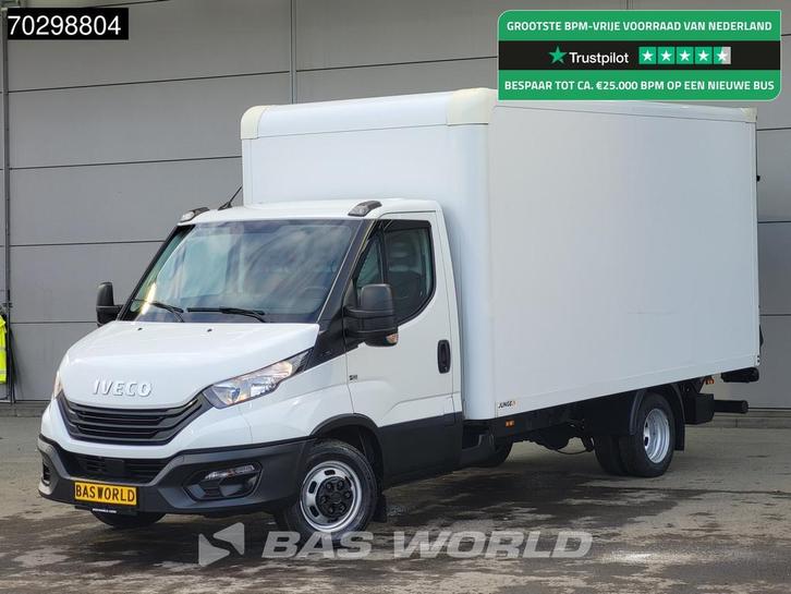Iveco Daily 35C16 Laadklep Dubbellucht Bakwagen 160PK Airco, Auto's, Bestelwagens en Lichte vracht, Bedrijf, Te koop, Airconditioning