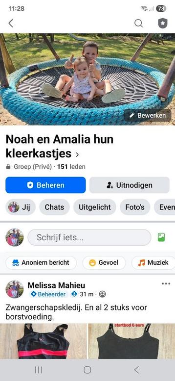 Heel veel baby- dames en zwangerschapskledij te koop beschikbaar voor biedingen
