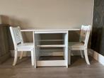 Kindertafel met 2 stoeltjes, Kinderen en Baby's, Ophalen, Zo goed als nieuw, Tafel(s) en Stoel(en)
