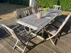 Tuinset, Tuin en Terras, Tuinsets en Loungesets, Ophalen, Gebruikt, 8 zitplaatsen, Tuinset
