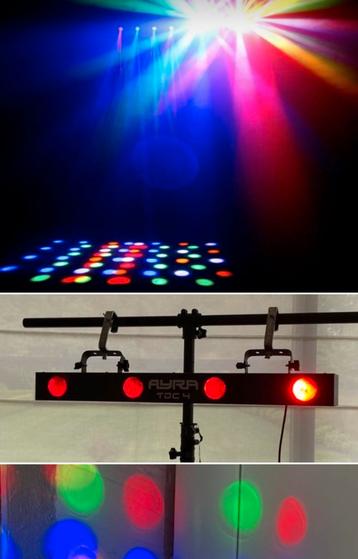 Ayra TDC 4 MKII LED effect lightbar DJ disco licht + statief