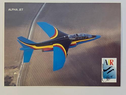 Postkaart Alpha Jet Belgische Luchtmacht - Koksijde, Collections, Objets militaires | Général, Armée de l'air, Enlèvement ou Envoi