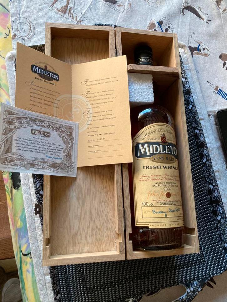 Midleton Very Rare  irish whiskey 2007 – 70cl – 40%, Verzamelen, Wijnen, Ophalen