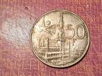 Belgique 50 francs 1958 expo, Enlèvement ou Envoi, Monnaie en vrac, Argent, Argent