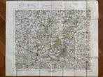 topografische kaart Brussel eerste wereldoorlog WOI, Ophalen of Verzenden, Landmacht