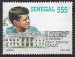 Senegal 1989 - Yvert 1066 - John F. Kennedy - 555 F. (ST), Postzegels en Munten, Verzenden, Gestempeld
