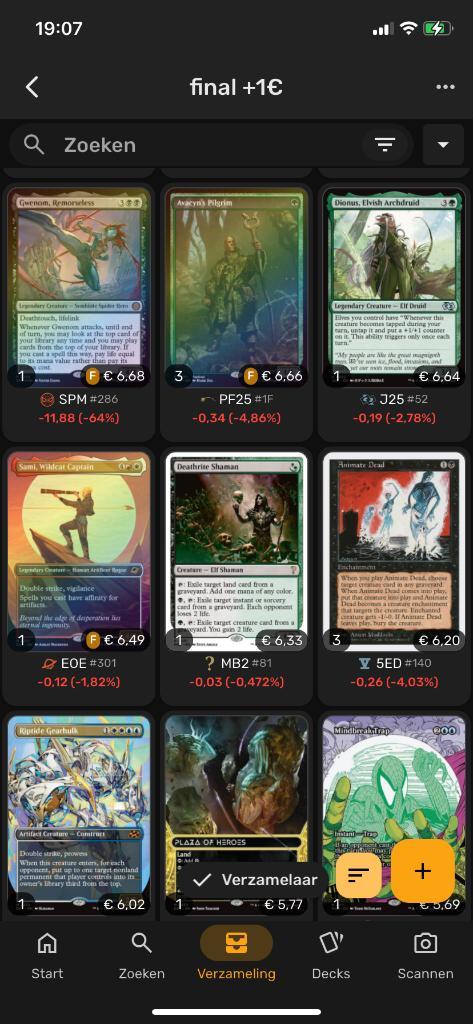 Collectie magic the gathering, Hobby en Vrije tijd, Verzamelkaartspellen | Magic the Gathering, Nieuw, Meerdere kaarten, Ophalen