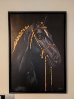 Zwarte paard met goud van Coco maison, Antiquités & Art, Enlèvement
