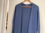 Blauw-grijze lange vest als nieuw - M, Vêtements | Femmes, Pulls & Gilets, Enlèvement ou Envoi, Comme neuf, Bleu