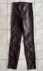Nepleren broek Zara maat S (nr5224), Bruin, Zara, Ophalen of Verzenden, Zo goed als nieuw
