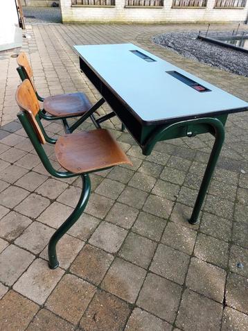 Mooie schoolbank, Huis en Inrichting, Bureaus, Ophalen, Zo goed als nieuw