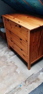 armoire d'aisance entièrement en bois, 3 ou 4 tiroirs, 25 à 50 cm, Autres essences de bois, 50 à 100 cm