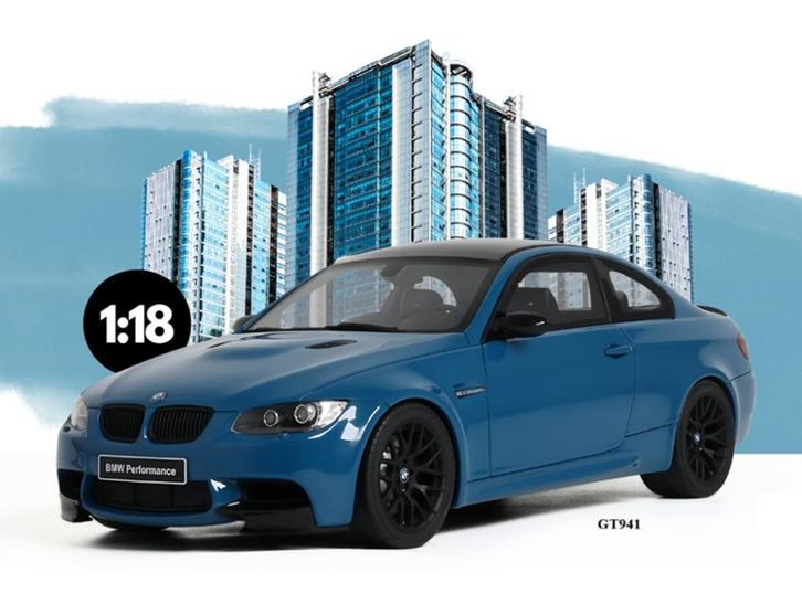 BMW M3 E92 2007 GT Spirit 1/18 nieuw, Hobby en Vrije tijd, Modelauto's | 1:18, Nieuw, Auto, Autoart, Ophalen of Verzenden
