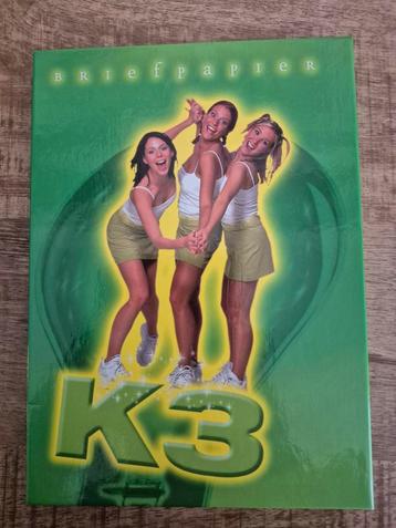 Gesealde doos briefpapier met omslagen van K3 originals beschikbaar voor biedingen