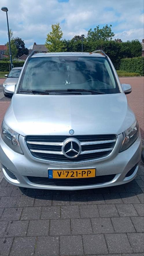 Mercedes Benz V class, Auto's, Bestelwagens en Lichte vracht, Particulier, Diesel, Euro 6, 4 deurs, Automaat, Zilver of Grijs